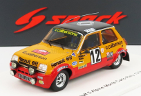 Spark-model Renault R5 Alpine Gr.2 N 12 3rd Rally Montecarlo 1978 G.frequelin - J.delaval 1:43 Žltá červená čierna