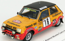 Spark-model Renault R5 Alpine N 16 Rally Montecarlo 1979 G.frequelin - J.delaval 1:43 Yellow Red Matte Black