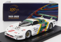 Spark-model Spice Se86c 3.3l V8 Team Pierre Alain Lombardi N 151 24h Le Mans 1989 P.a.lombardi - B.sotty - F.magnini 1:43 Bielozelená