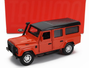 Tayumo Land rover Defender 110 Station Wagon 1999 1:36 oranžová čierna