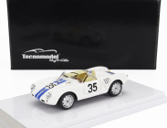 Tecnomodel Porsche 550a Team Ed Hugus N 35 24h Le Mans 1957 E.hugus - C.g.de Beaufort 1:43 Bielo modrá