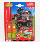 Maisto Massey ferguson 8s.265 Tractor With Playmat 2020 1:64 červeno-sivá