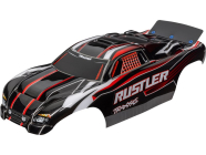 Traxxas karoséria Rustler červeno-čierna