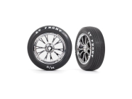 Traxxas koleso, Weld disc chróm (predné) (2)