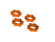 Traxxas matica kolies 17 mm hliníková oranžová (4)