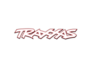 Traxxas PVC nálepka biela 22x5cm