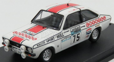 Trofeu Ford england Escort Mkii N 75 Rac Rally 1977 M.jackson - S.howard 1:43 Biela červená