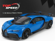 Truescale Bugatti Chiron N 16 Pur Sport 2018 1:18 Agile Blue Black