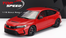 Truescale Honda Civic Type-r Lhd 2023 1:18 červená