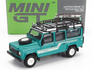 Truescale Land rover Defender 110 Country Sw Station Wagon Lhd 1985 1:64 zelená