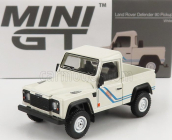 Truescale Land rover Defender 90 Pick-up Open 1983 Lhd 1:64 Biela