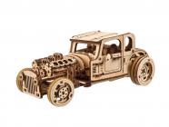 Ugears 3D drevené mechanické puzzle Hot Rod Furious