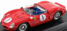 Umelecký model Ferrari 246 Sp N 1 2nd 3h Daytona 1962 Hill - Rodriguez 1:43 Red