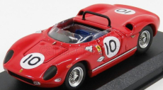 Umelecký model Ferrari 250p Nassau Ch.0810 N 10 2nd Governor's Trophy 1963 Pedro Rodriguez 1:43 Red