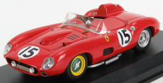 Umelecký model Ferrari 290s Spider Ch.0656 N 15 12h Sebring 1957 Gregory - Brero 1:43 Red