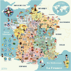 Vilac Magnetická mapa Francúzska