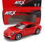 Welly Porsche 911 991 Coupe 2014 1:34 Červená