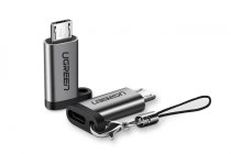 Adaptér USB-C na Micro USB UGREEN US282 (sivý)