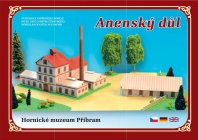 Anenský důl Příbram - papierový model 1:200