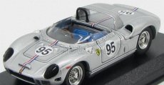 Art-model Ferrari 330p Spider N 95 Bridgehampton 1966 B.grossman 1:43 Strieborný