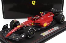 Bbr-models Ferrari F1-75 Team Scuderia Ferrari N 55 Australian Gp 2022 Carlos Sainz - Con Vetrina - S vitrínou 1:18 červená