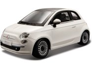 Bburago Fiat 500 2007 1:24 biela