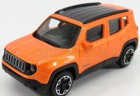 Bburago Jeep Renegade 2017 1:43 oranžová s čiernou