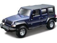 Bburago Jeep Wrangler 1:32 modrá metalíza