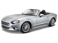 Bburago Plus Fiat 124 Spider 1:24 strieborná metalíza