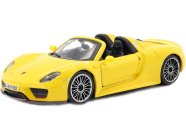 Bburago Plus Porsche 918 Spyder 1:24 žltá