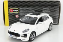 Bburago Plus Porsche Macan 1:24 biela metalíza