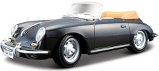 Bburago Porsche 356B Cabriolet 1961 1:24 čierna