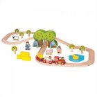 Bigjigs Rail drevená vlaková dráha - poškodený obal