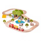 Bigjigs Rail Drevená vlaková farma