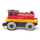 Bigjigs Rail Elektrická lokomotíva Red Strongman