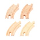 Bigjigs Rail Krátka guľatá dráha 10 cm 4 ks