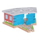 Bigjigs Rail Trojité depo s bránami