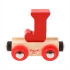 Bigjigs Rail Wagon Drevená vláčiková dráha - písmeno J