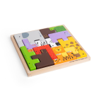 Bigjigs Toys Drevené puzzle so safari zvieratami