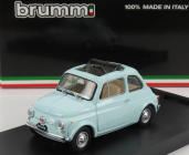 Brumm Fiat 500f Tetto Aperto - Otvorené 1965 1:43 Azzurro Acquamarina