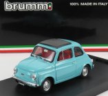 Brumm Fiat 500r Tetto Chiuso - uzavretý 1972 1:43 Turchese Farfalla