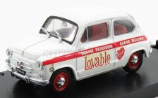 Brumm Fiat 600d - Abbigliamento Intimo Lovable 1965 1:43 Bielo-červená