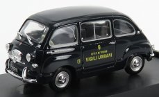 Brumm Fiat 600d Multipla Vigili Urbani Torino 1960 1:43 Modrá