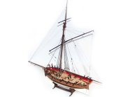 CALDERCRAFT H.M. Sherbourne kuter 18. storočie 1:64 kit