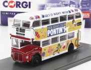 Corgi AEC Typ Rm Autobus London Transport 1949 1:76 Bielo-žlto-červený