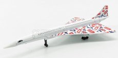 Corgi Aerospatiale Concorde Lietadlo 1969 - 18,0 cm X 8,5 cm 1:100 Biela