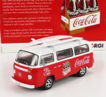 Corgi Volkswagen T1 Minibus Coca-cola so surfovacím doskou 1961 1:43 Bielo-červený