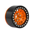 Crawler Metal Beadlock 1.9 Orange and black - 1 pár