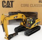 Dm-models Caterpillar Cat320d Escavatore Cingolato - Traktor Hydraulické rýpadlo Škrabka s kladivom 1:50 žltá čierna