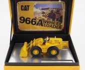 Dm-models Caterpillar Cat966a Ruspa Gommata - škrabací traktor - kolesový nakladač 1:50 žltá čierna